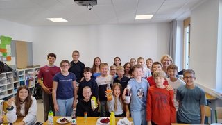 Klassenfoto einer Unterstufenklasse