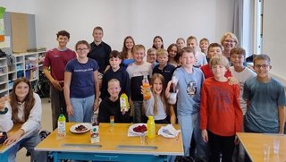 Klassenfoto einer Unterstufenklasse