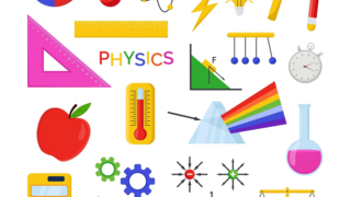 verschiedene physikalische Symbole