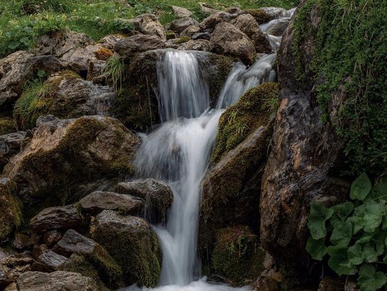 Wildbach Wasserfall