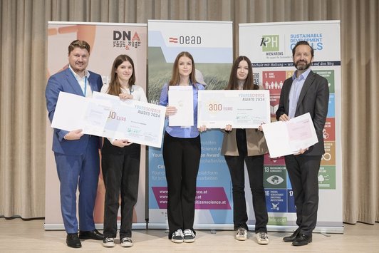 Gewinner/innen des Young Science Inspiration Awards