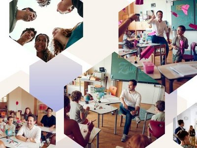 Fotos von Bundesminister für Bildung Christoph Wiederkehr zu Besuch in einer Schulklasse