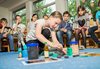 Kinder bei einem Workshop