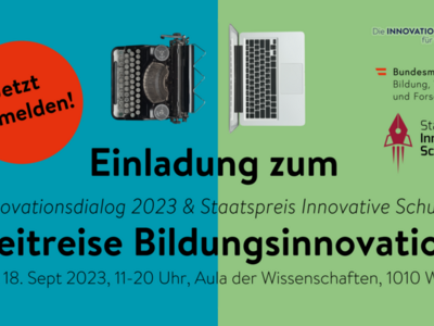 Einladung zum Innovationsdialog "Zeitreise Bildungsinnovation"