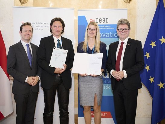 Bild von der Verleihung