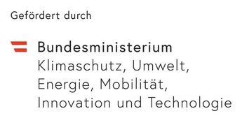 Logo des Bundesministeriums für Klima, Umwelt, Energie, Mobilität, Innovation und Technologie