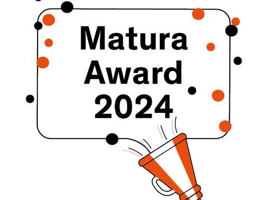 Sprechblase mit "Matura Award 2024"