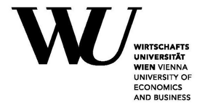 Logo der WU Wien