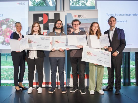 Finalist/innen des Young Science Inspiration Awards 2022