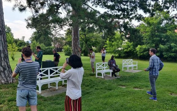 Citizen Scientists im Wald