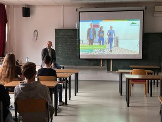 Vortrag des Wissenschaftsbotschafters Marcus Keding am BORG Jennersdorf