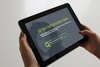 Ein Tablet mit Inhalten der Mediathek
